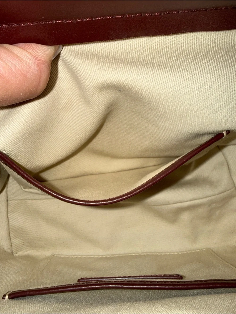 EUC LINJER The Doctor's Bag Burgundy Leather used three times! Includes dust bag